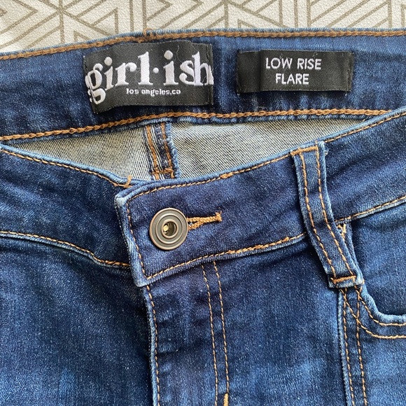 Low Rise Flared Jeans - Picture 2 of 4